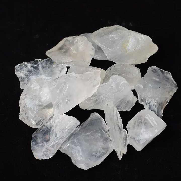 Natural Crystal Stone Irregular Raw Crystals Reiki Healing Stone Quartz Ore Mineral Ornaments Rock Specimen for Children Gifts Citrine / 90-100g Crystal + Quartz