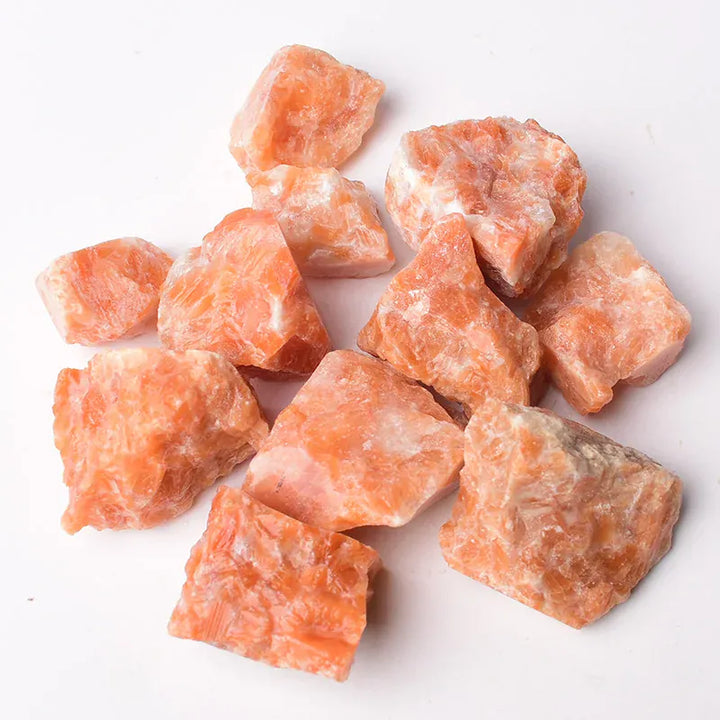 Natural Crystal Stone Irregular Raw Crystals Reiki Healing Stone Quartz Ore Mineral Ornaments Rock Specimen for Children Gifts Flower Agate / 90-100g Crystal + Quartz