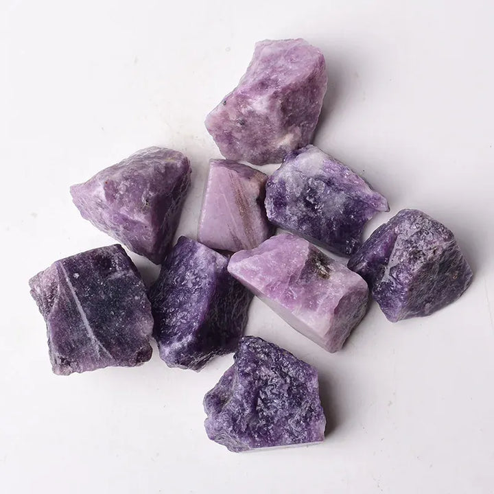 Natural Crystal Stone Irregular Raw Crystals Reiki Healing Stone Quartz Ore Mineral Ornaments Rock Specimen for Children Gifts Strawberry Quartz / 90-100g Crystal + Quartz