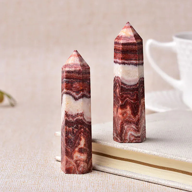 Obsidian Crystal Point Tower Crystal + Quartz