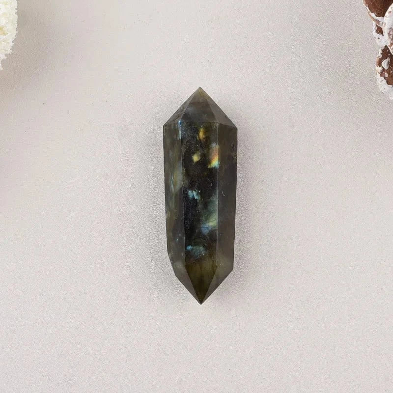 Obsidian Crystal Point Tower Obsidian / 1PC Crystal + Quartz
