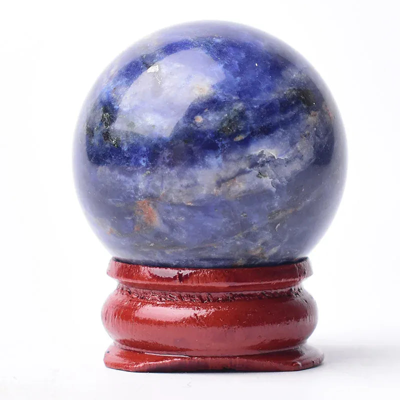 Polishing Natural Stone and Crystal Ball Reiki Healing Stone Home Decor Energy Gemstone Collection Mineral Meditation Ornaments Tigers Eye / 28-32mm Crystal + Quartz