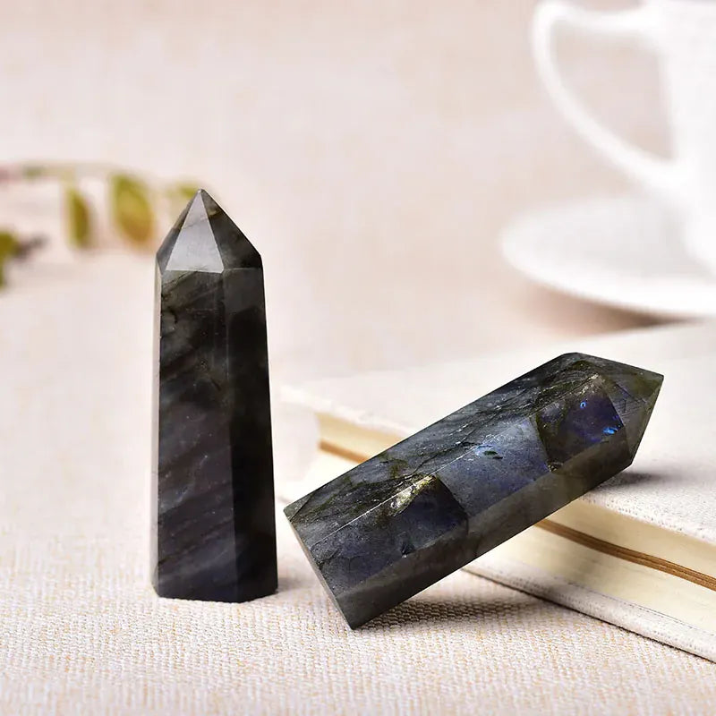 Pork stone Crystal Point Tower Crystal + Quartz