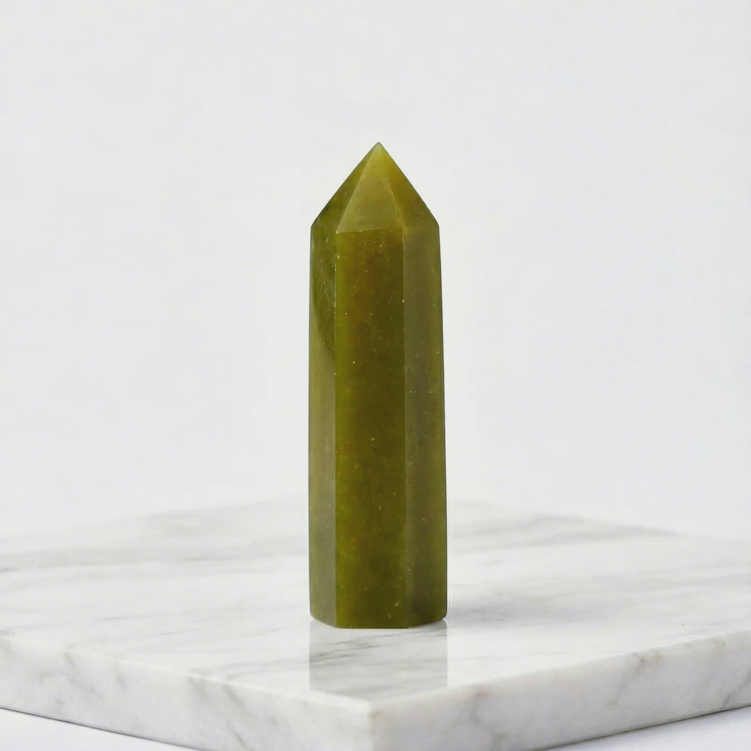 Olivine Crystal Point Tower