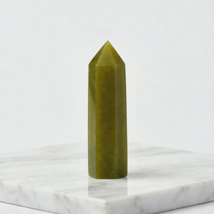 Olivine Crystal Point Tower