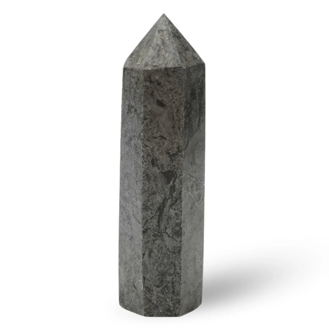 Pyrite Crystal Point Tower Crystal Tower Points Crystal + Quartz
