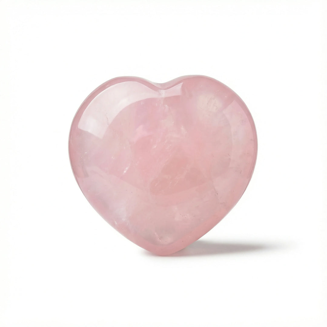Rose Quartz Heart Heart Crystal + Quartz