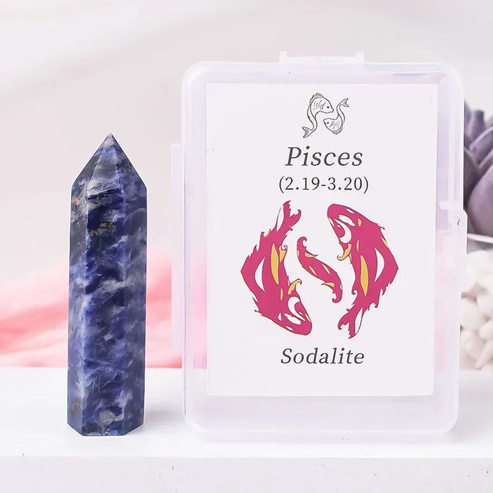 Sagittarius Crystal Point Tower Sagittarius / 1Pc Crystal + Quartz