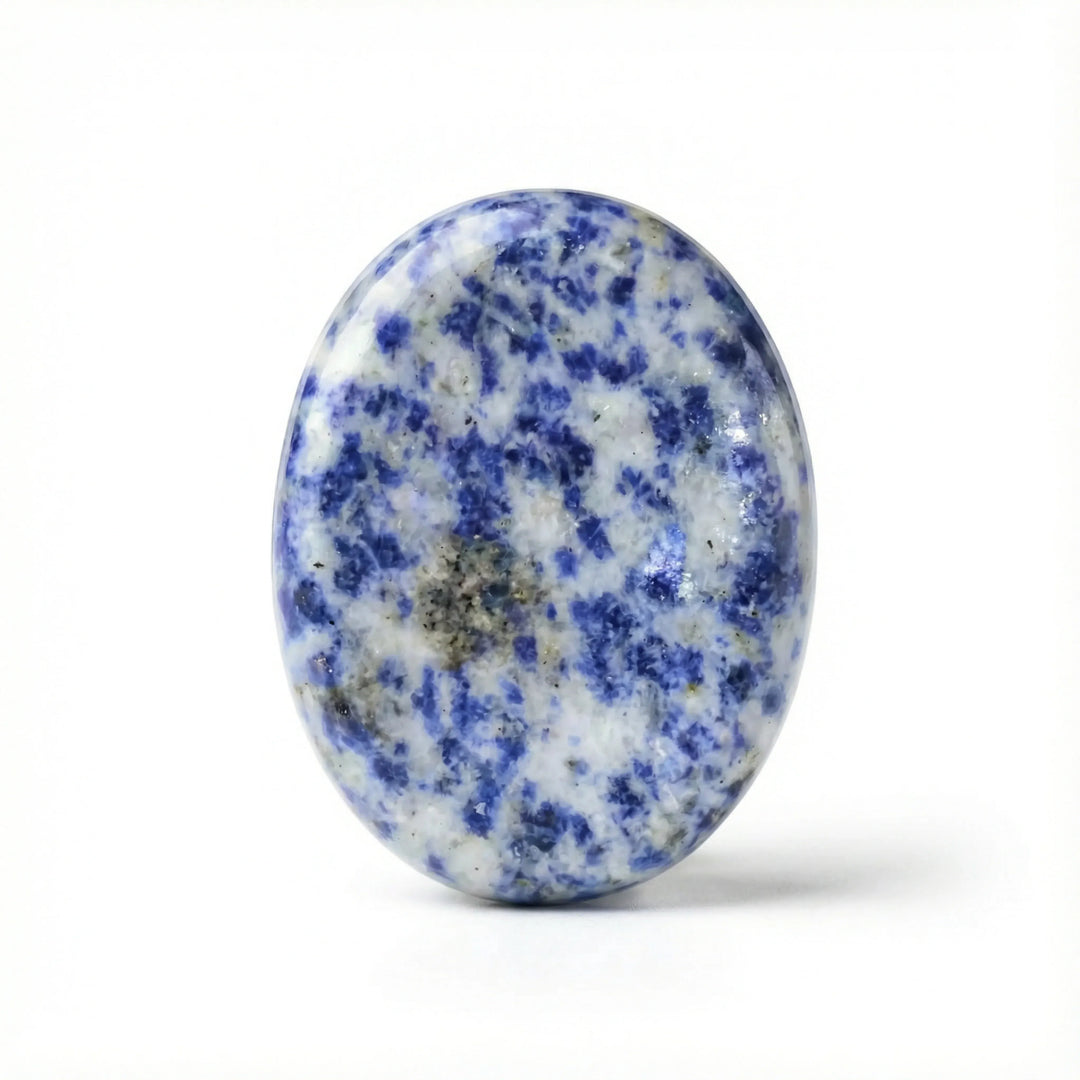 Sodalite Worry Stone Sodalite / 45x35mm Crystal + Quartz