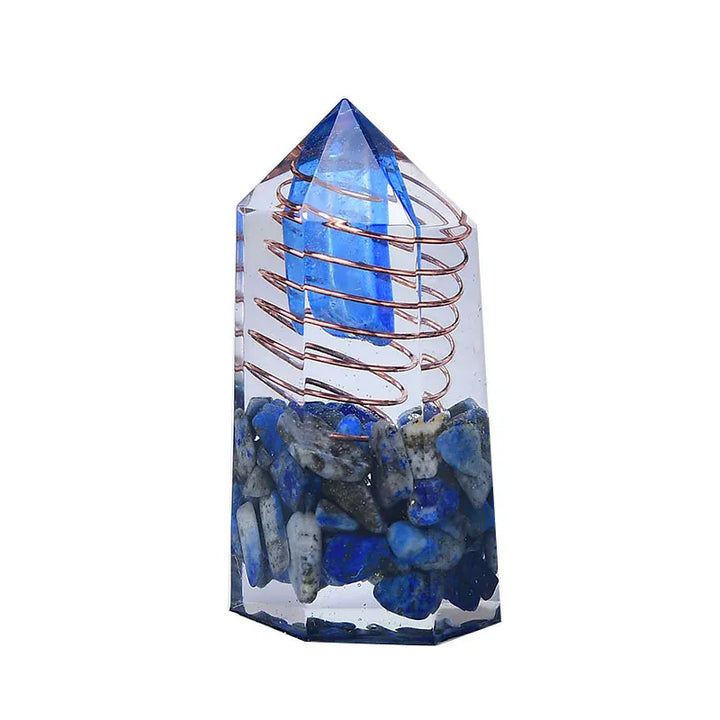 Style 6 Crystal Point Tower Style 6 / 1PC Crystal + Quartz