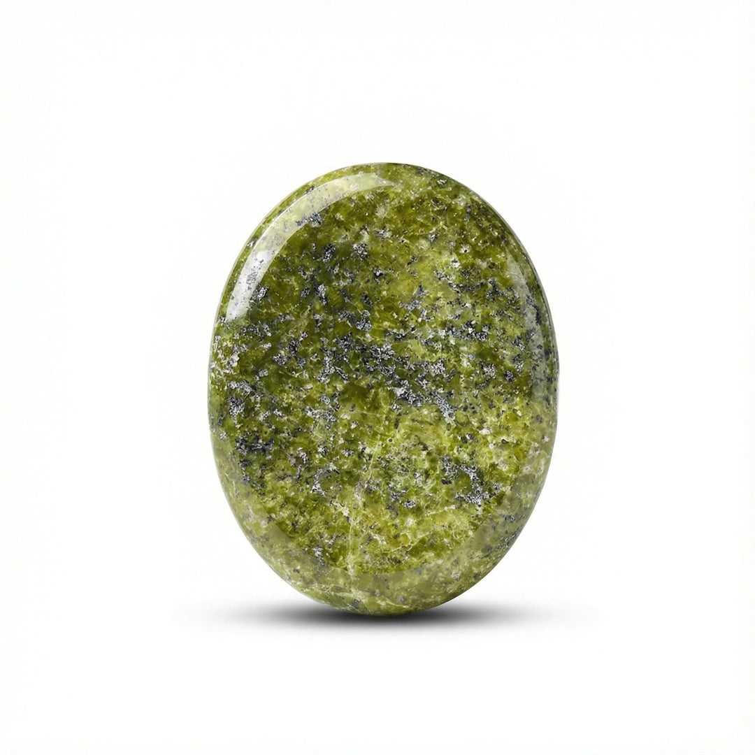 Unakite Worry Stone Unakite / 45x35mm Crystal + Quartz