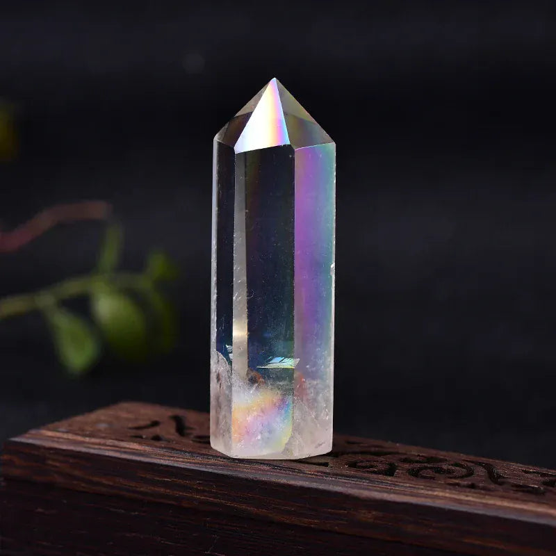 Yellow stone Crystal Point Tower Crystal + Quartz