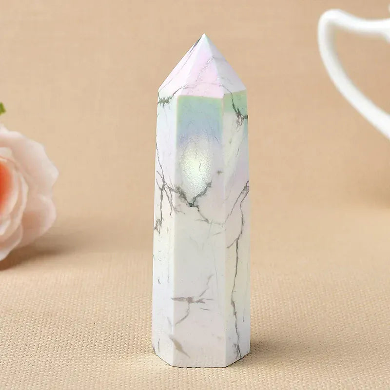 Yellow stone Crystal Point Tower Crystal + Quartz